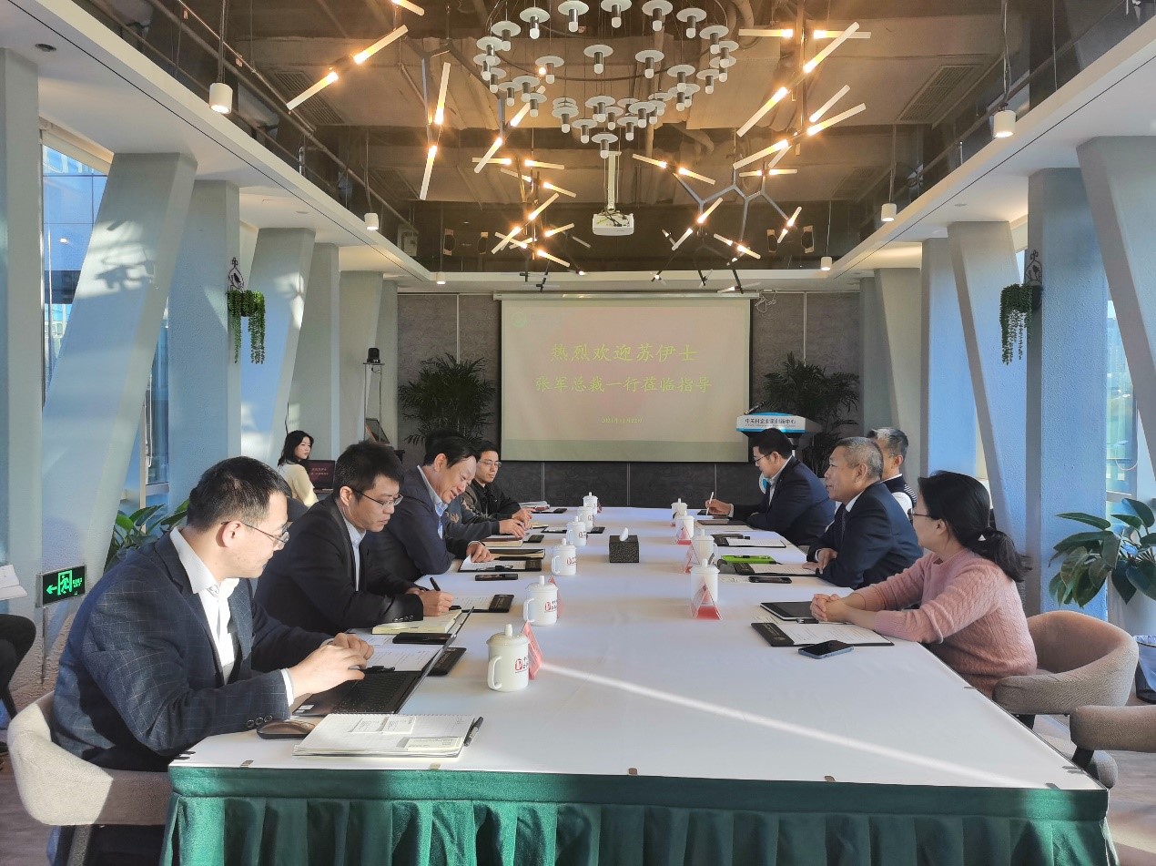 苏伊士水务工程总裁张军一行到访welcome新澳门