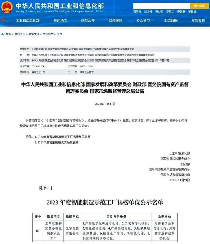 国 家级榜单，卫华入。